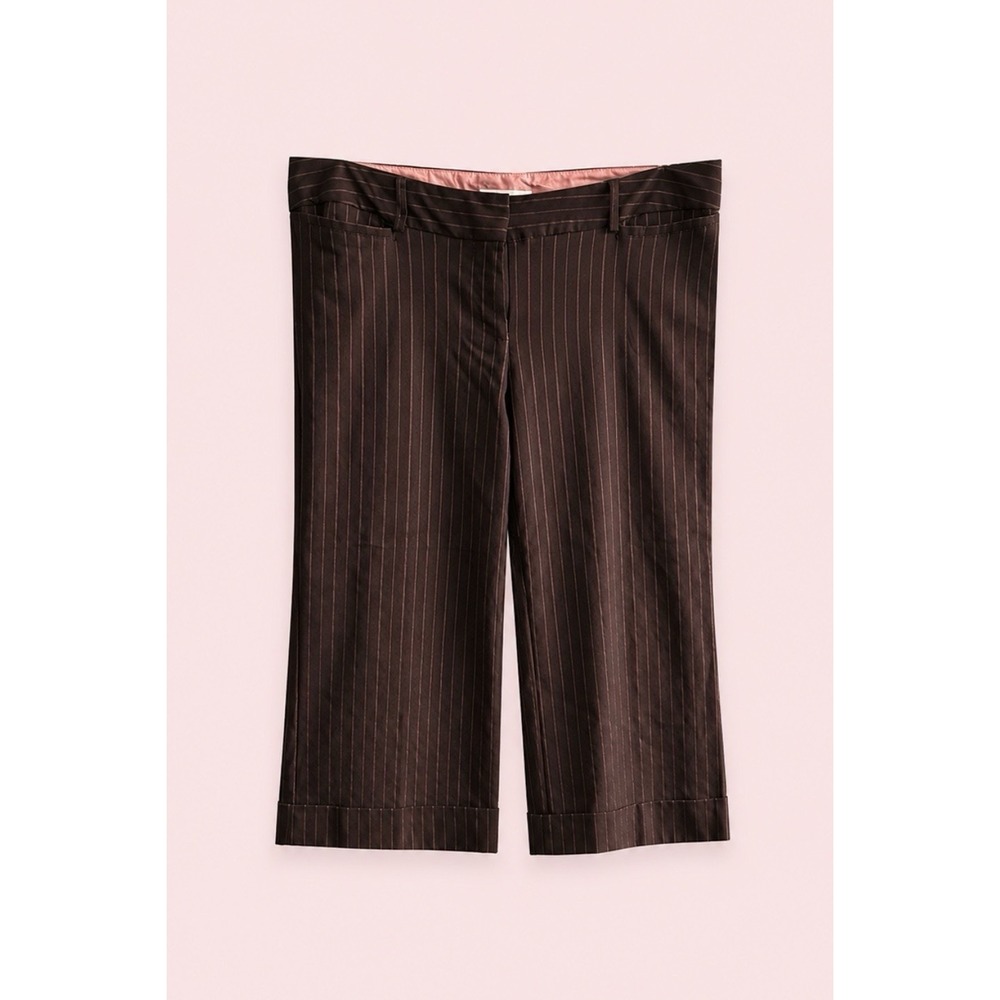 New Sz 13/14 Heart & Soul Brown Striped Dress Capri #1346*14